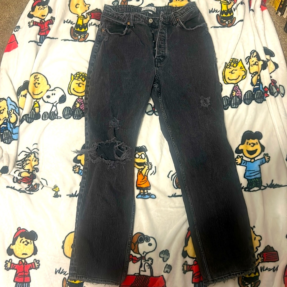 Abercrombie & Fitch Black Jeans size 10